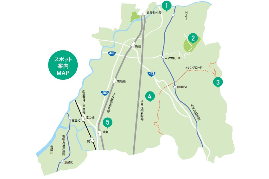スポット案内 MAP-1