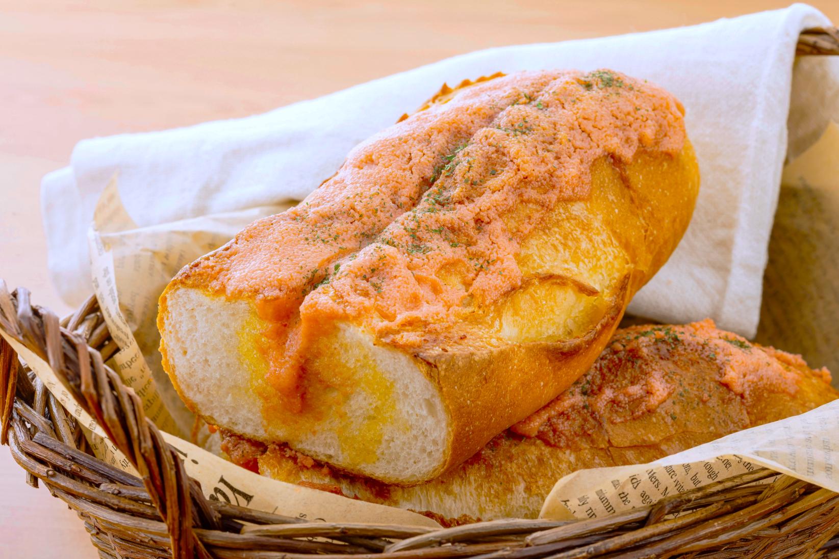 From Fukuoka to the whole of Japan! Enjoy comparing different flavors with mentaiko baguettes!-1