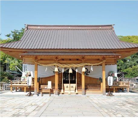 道雪、宗茂、誾千代を祀る神社「三柱（みはしら）神社」-1