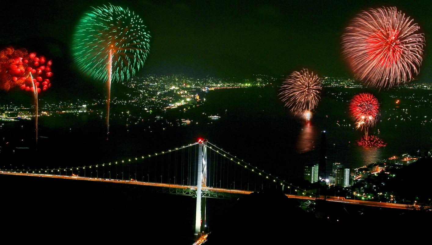 Festival de feux d’artifice du détroit de Kanmon