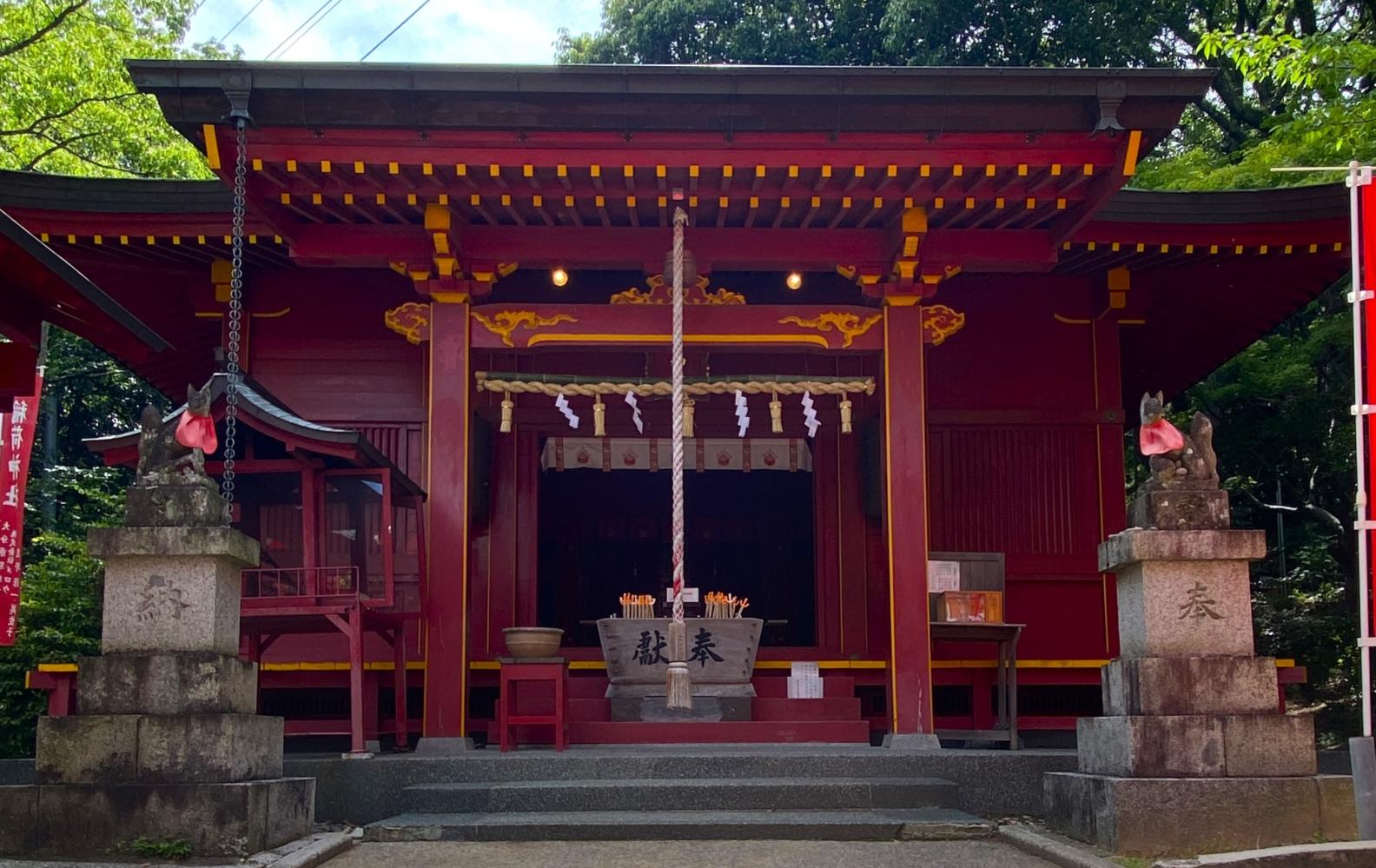 稲荷神社（宮地嶽神社提供）