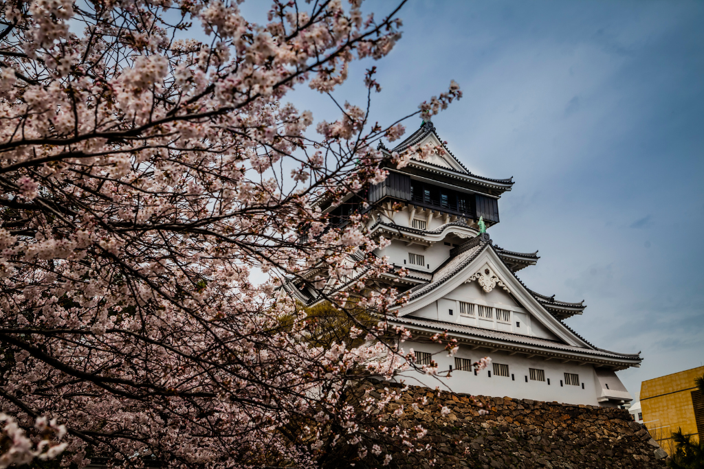 【Day1】13:15 Stroll at Kokura Castle, Kokura Castle Garden, Shiro Terrace