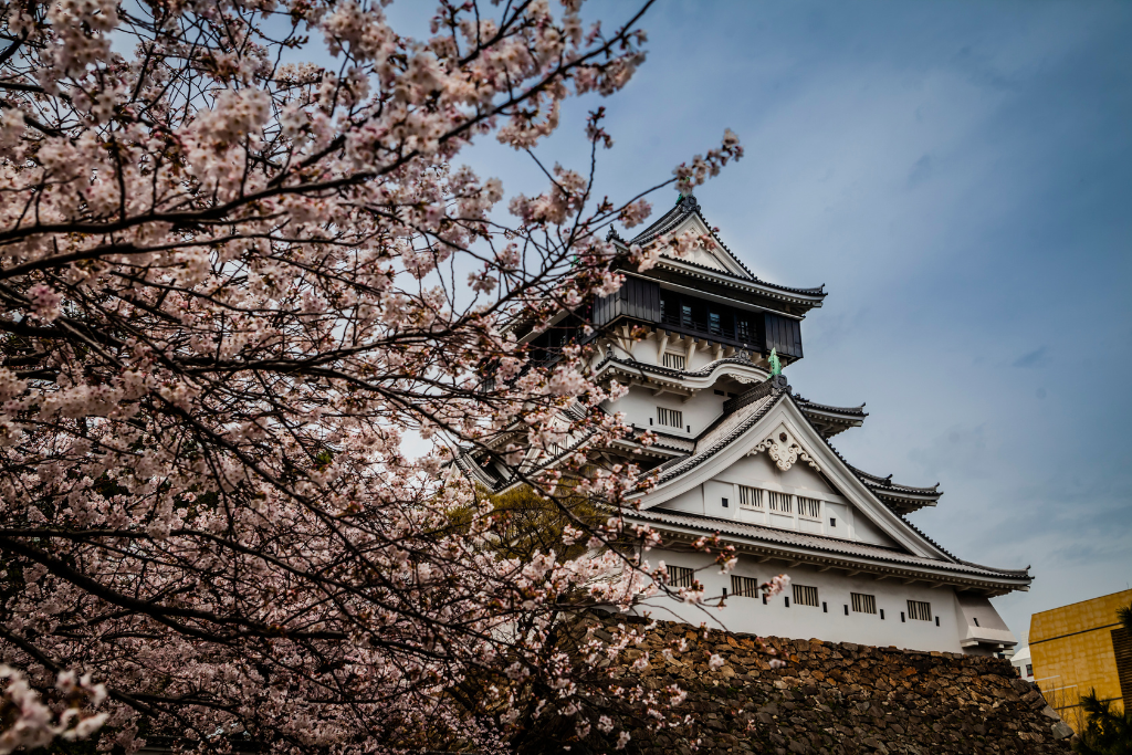 【Day1】13:15  Stroll at Kokura Castle, Kokura Castle Garden, Shiro Terrace