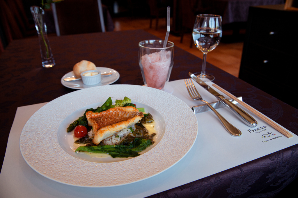 【Day1】11:50 Lunch at FRANCEYA terroir de Munakata