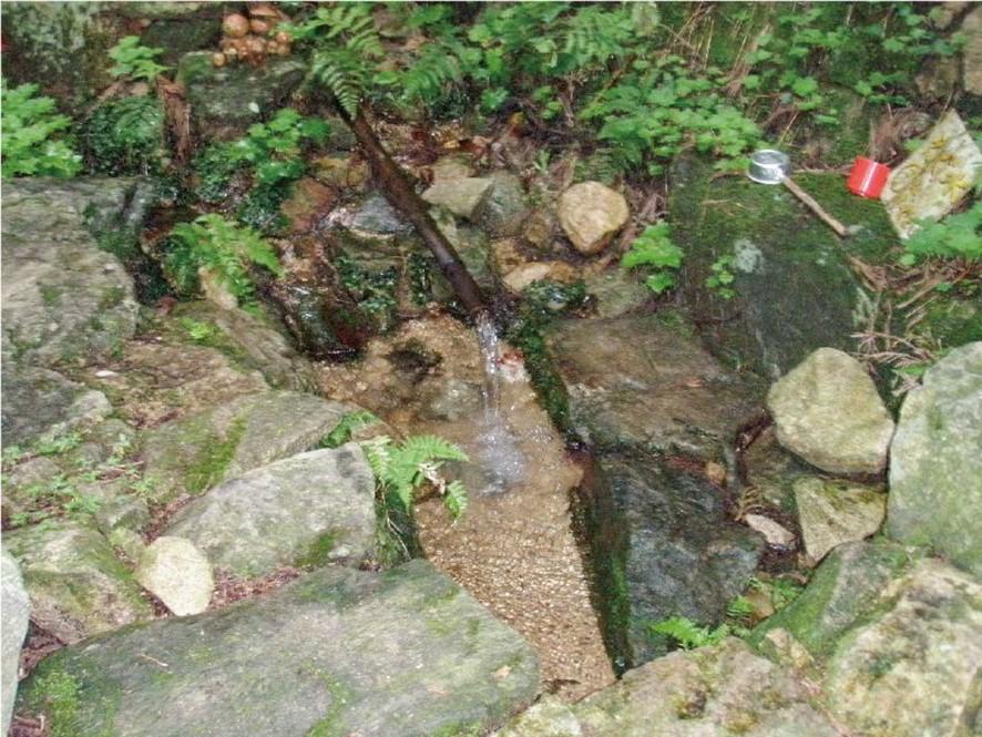 えぐ水の採水場。