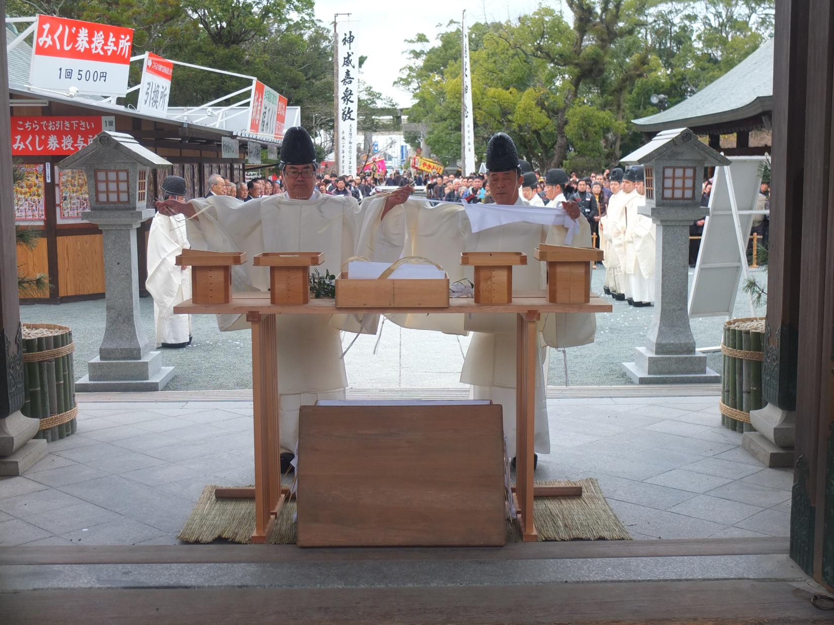 宗像大社　大祓式・除夜祭