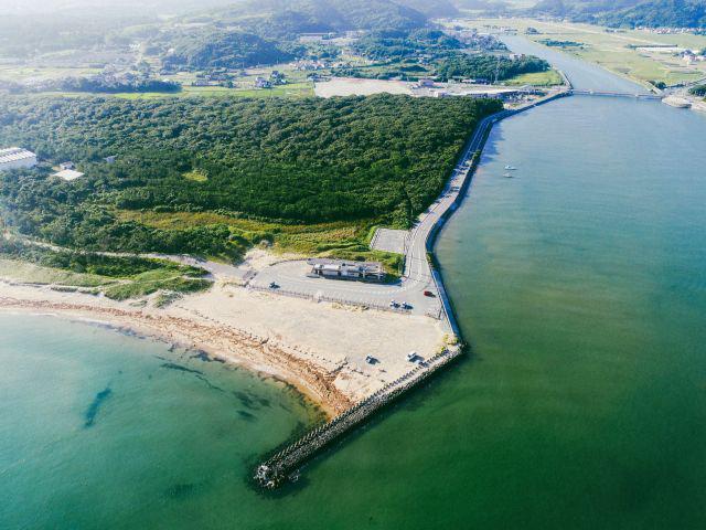 海辺でドローン空撮体験【福津市】