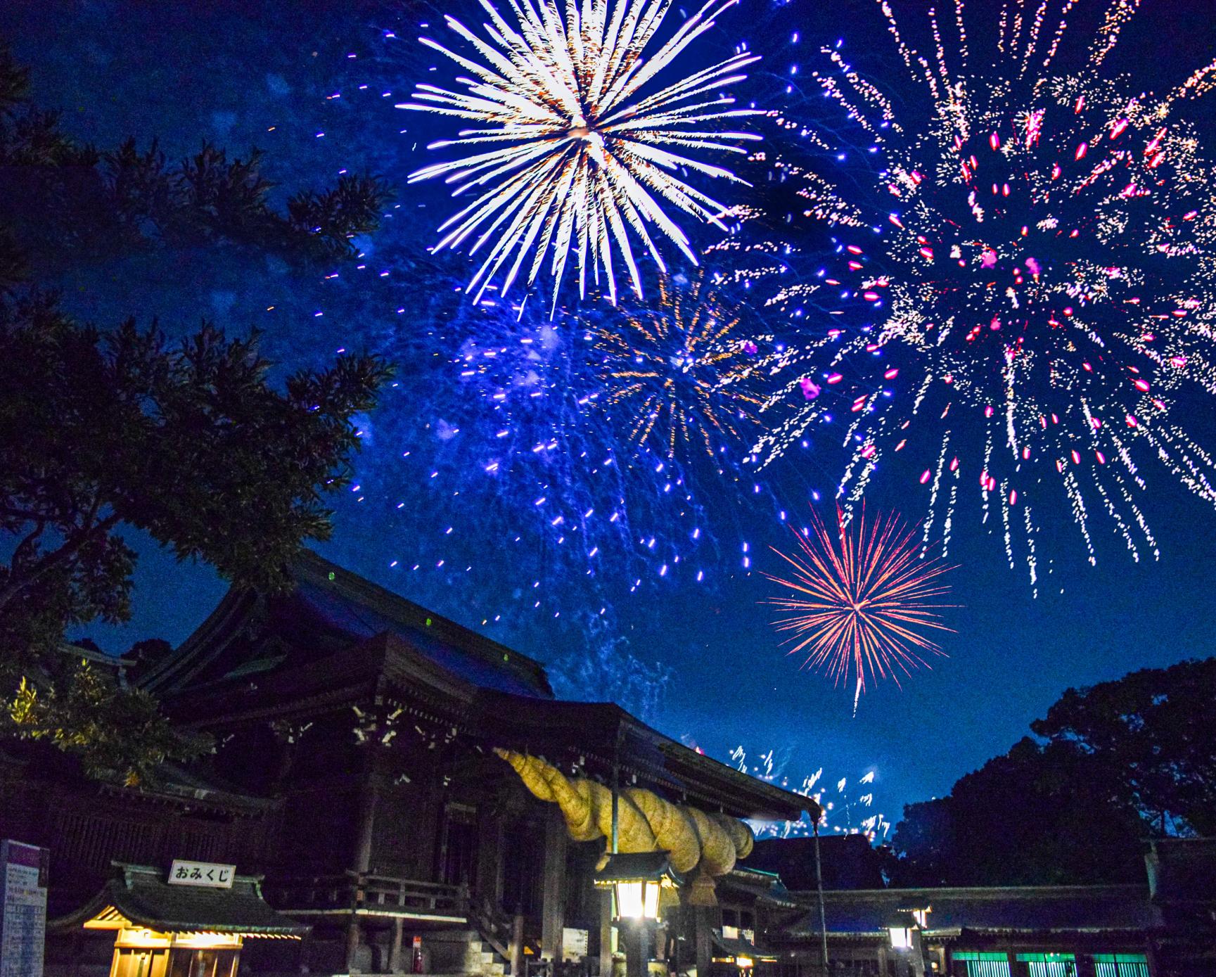 願いかなえ！開運花火大会（福津市）
