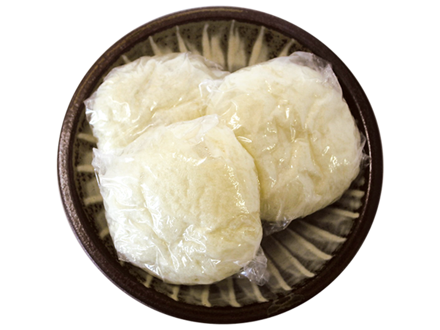 Steamed bun with red bean paste