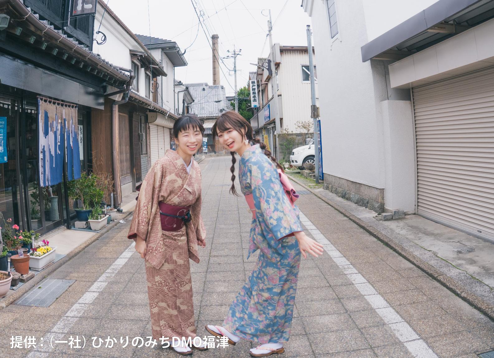 津屋崎千軒きものさんぽ