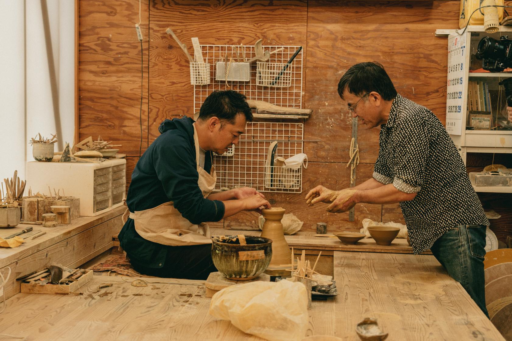 上野焼作陶体験