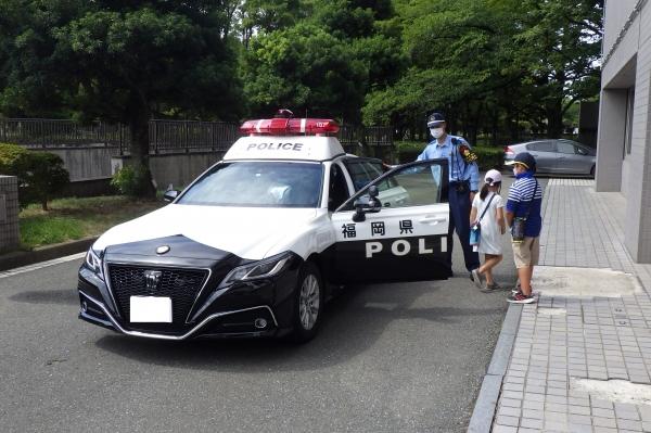知事室と警察棟の見学