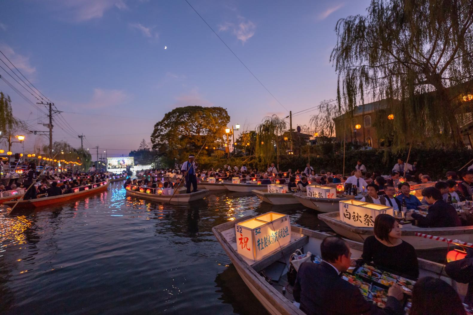 The Hakushu Festival and Parade on Water in memory of Kitahara Hakushu