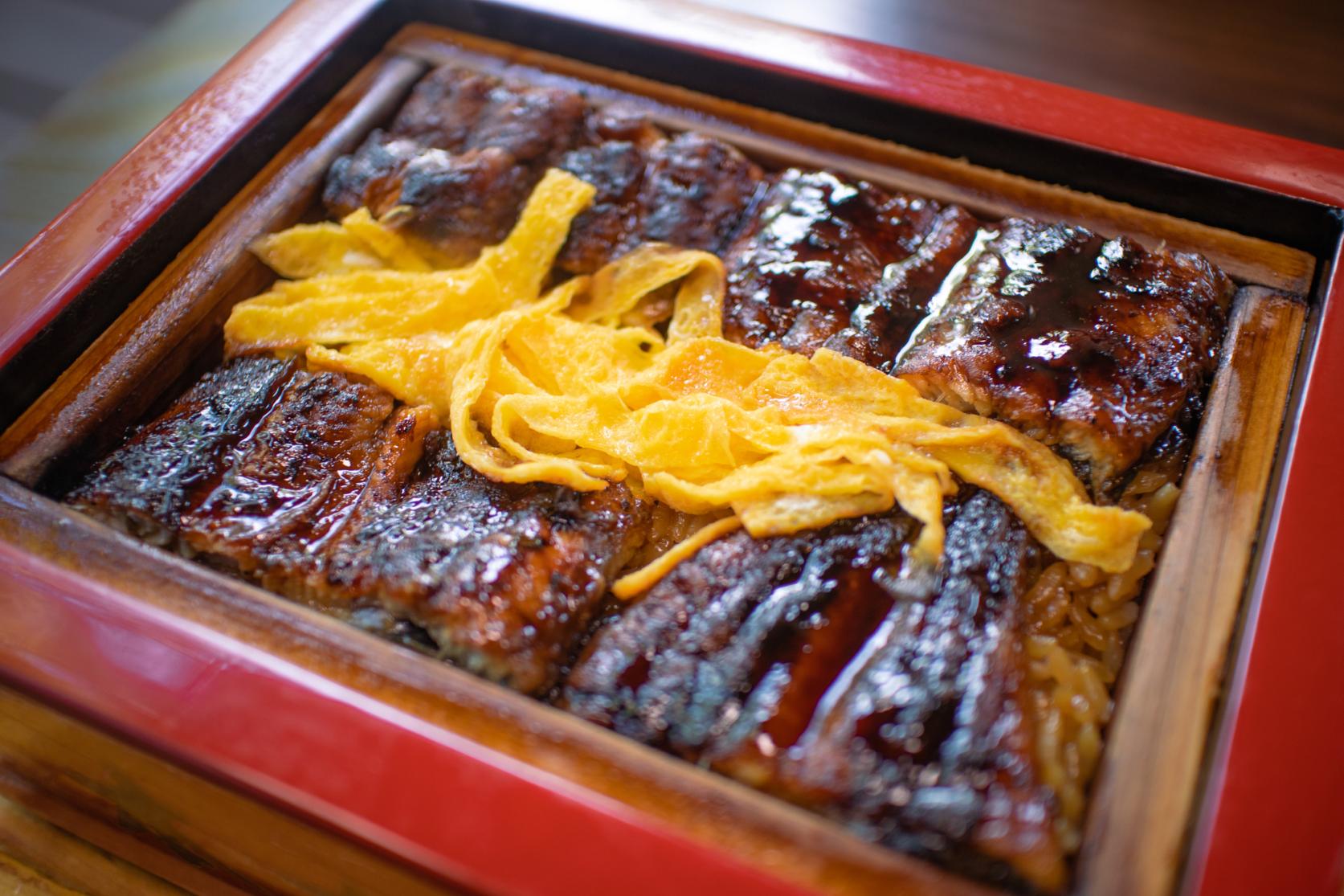 Steamed Unagi eel