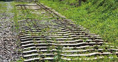 三池炭鉱専用鉄道敷跡