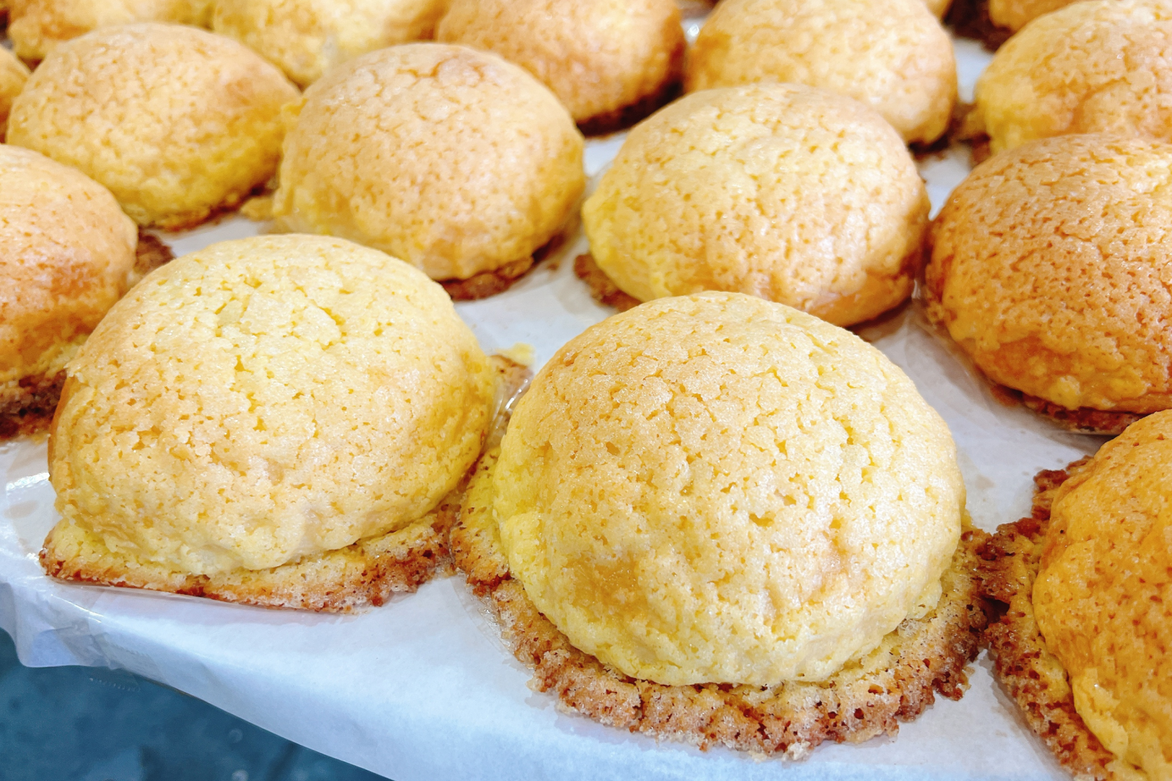 1.BAKERY-SOCO Saffron（ベーカリー倉庫サフラン）福岡飯塚店【飯塚市】｜黄金のメロンパン-0