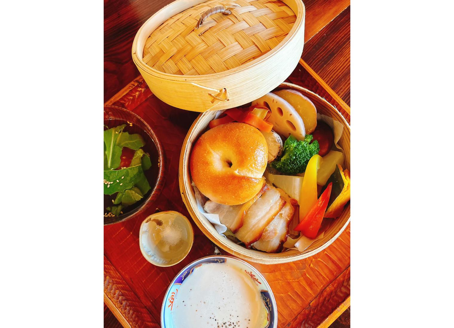 4.麹かふぇ＆米粉べーぐる「ことこ」【宗像市】｜蒸しベーグル-2