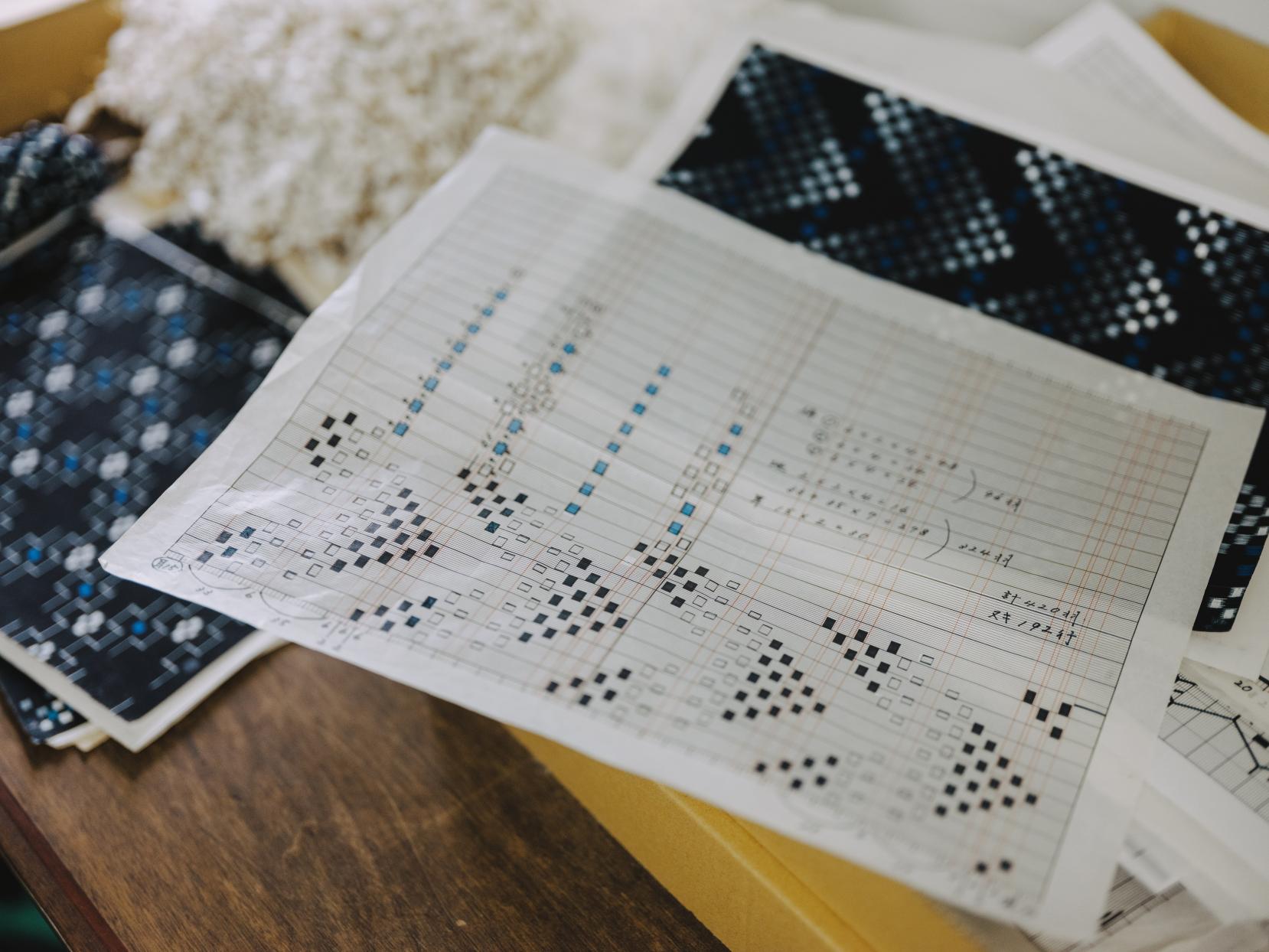 図案は、そのままでは織れない-1