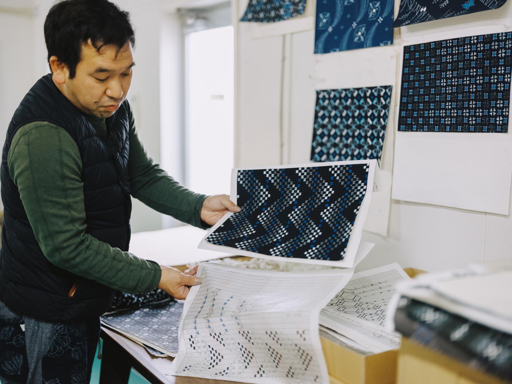 図案は、そのままでは織れない-0