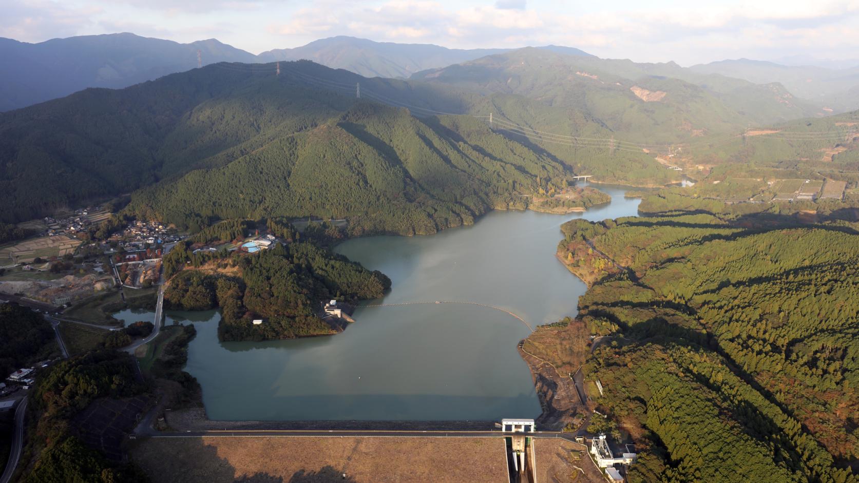 ⑤三ダム巡りの拠点としても親しまれる小石原川ダム-3