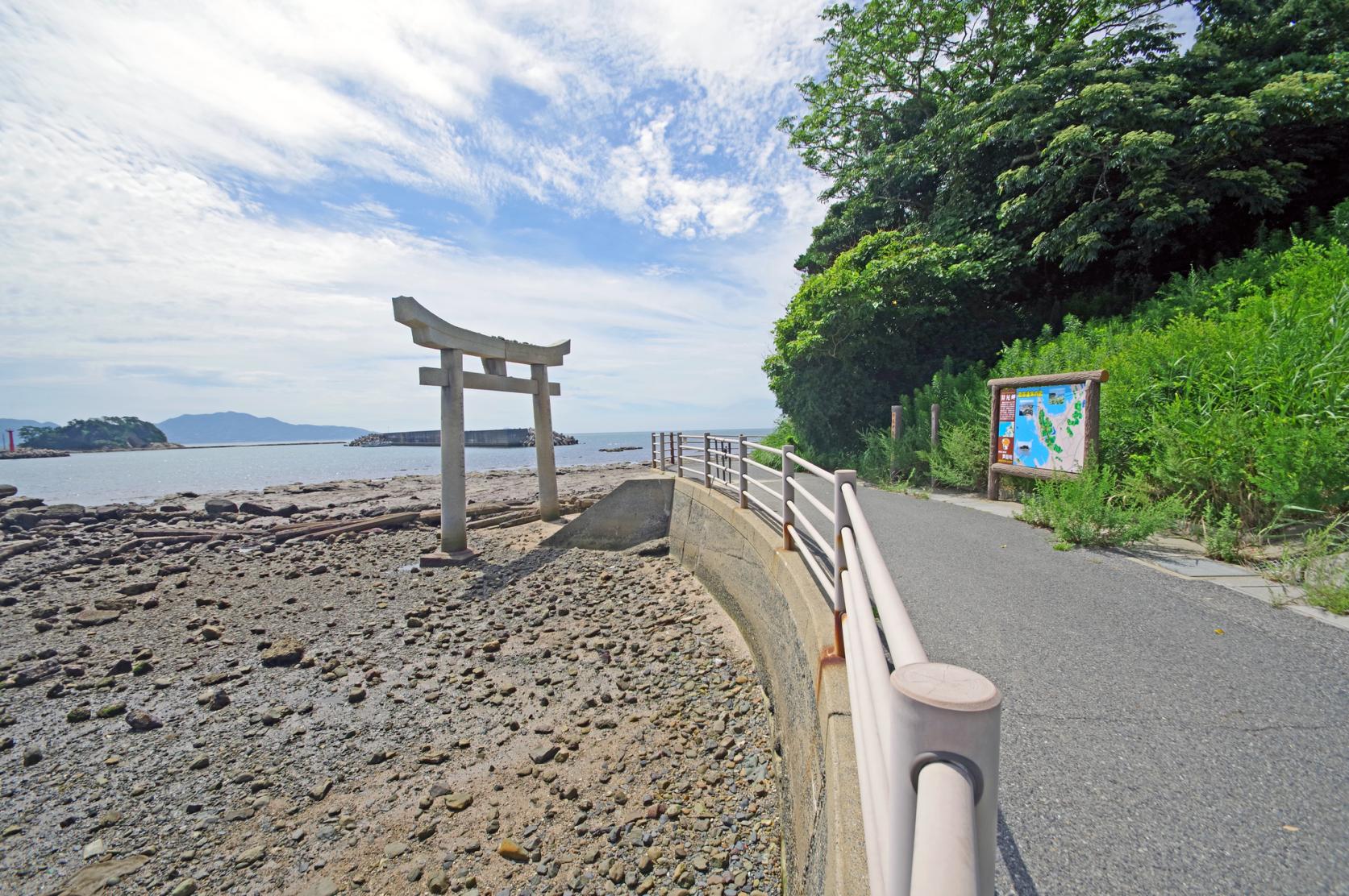 ①波の音を感じながら走るなみかけ遊歩道-1