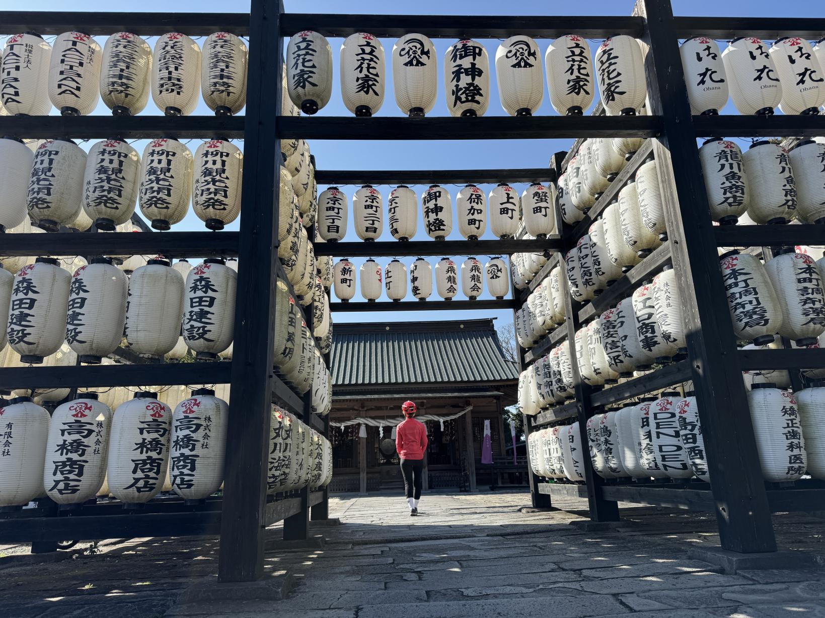 厳かな柳川の風情も堪能-7