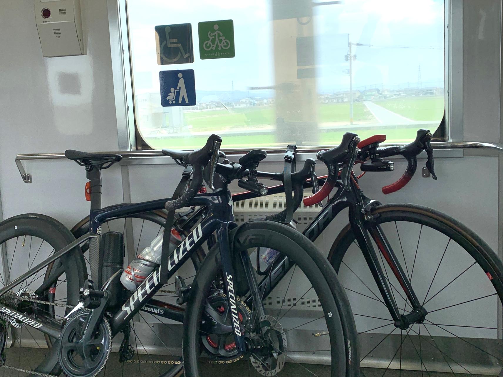 西鉄大牟田駅でサイクリングガイドがお出迎え-1
