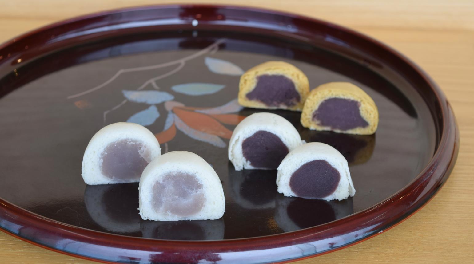 山笠期間限定！縁起菓子「祇園饅頭」を食べ比べ-1