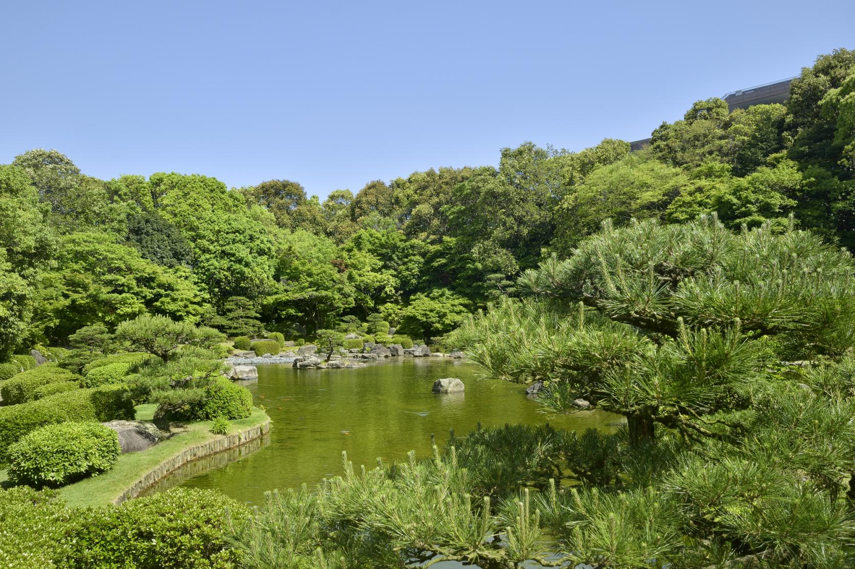 【洄游式】大濠公园日式庭院（福冈市）-1