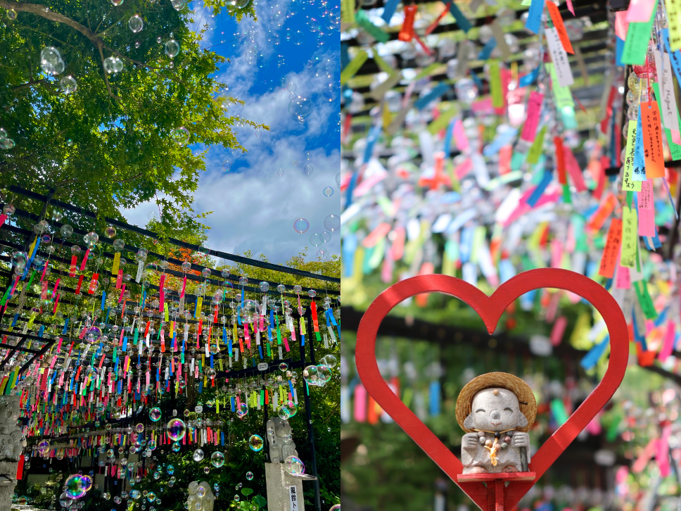 [Mitsui Temple] A photogenic temple decorated by wind bells in summer and autumn leaves in the fall-0