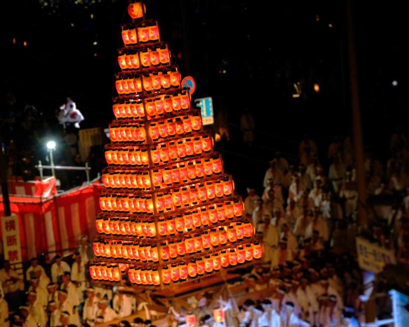 福岡県の夏の三大祭り！300個以上の提灯が輝く戸畑祇󠄀園大山笠-0