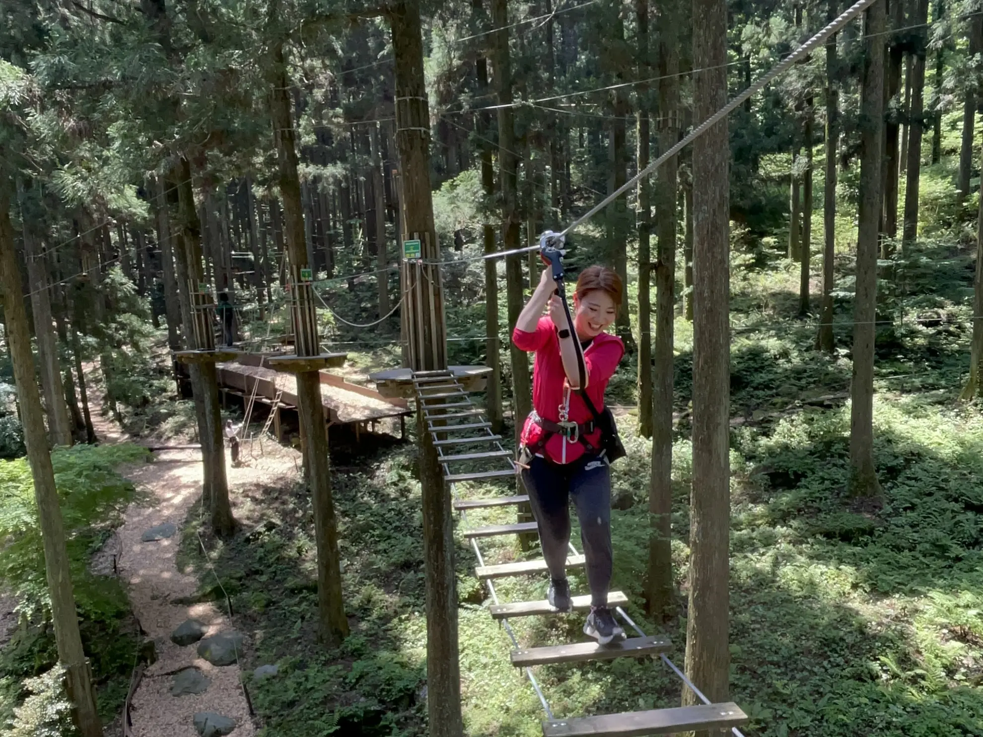 해발 700m의 숲에서 스릴 만점의 대모험! '포레스트 어드벤처 이토시마'-1