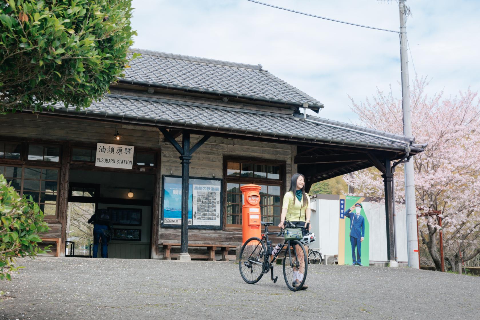 レトロ感満載の油須原駅からスタート-0