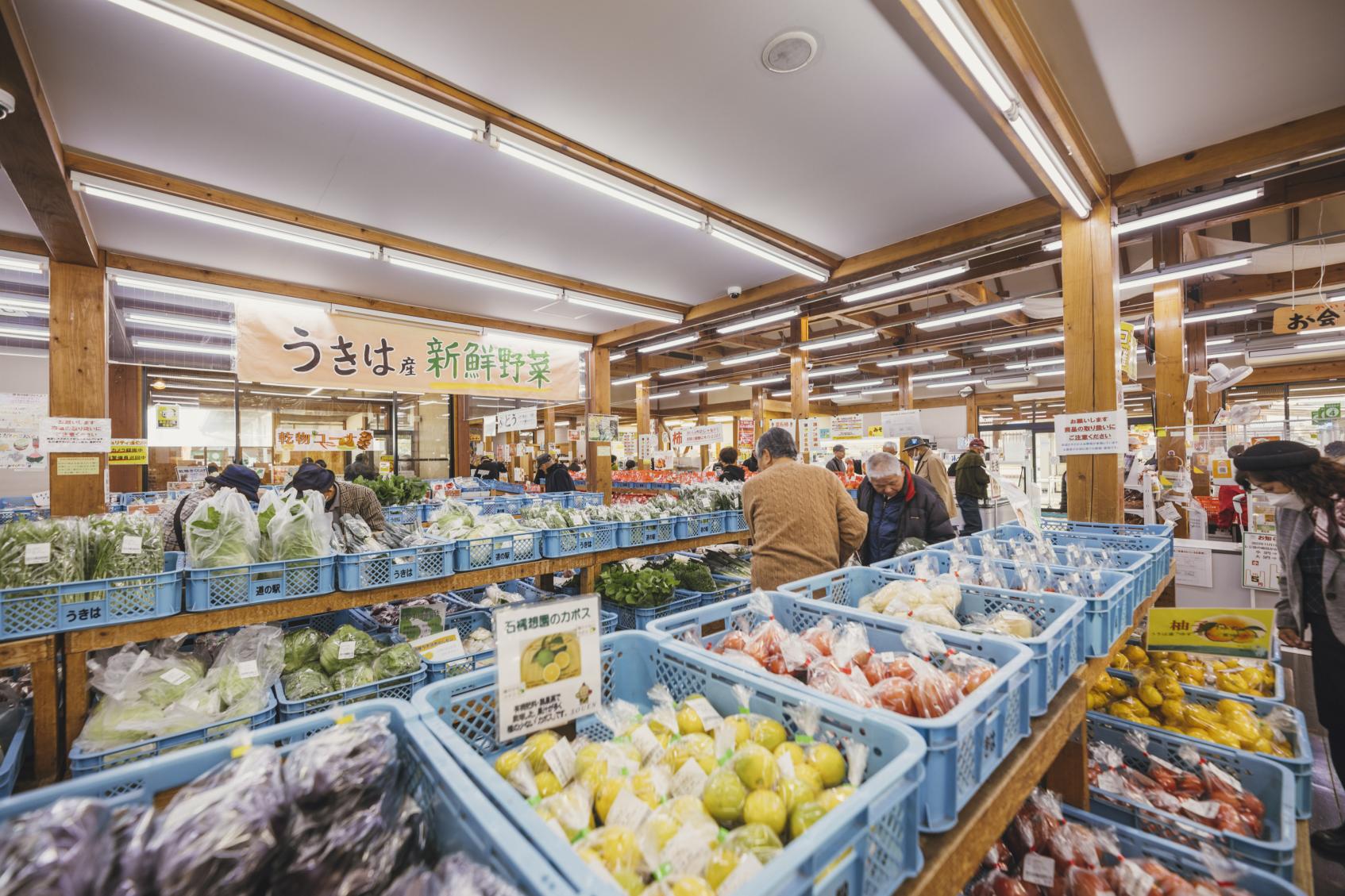 「道の駅うきは」で、おいしい食事やフルーツをゲット！-1