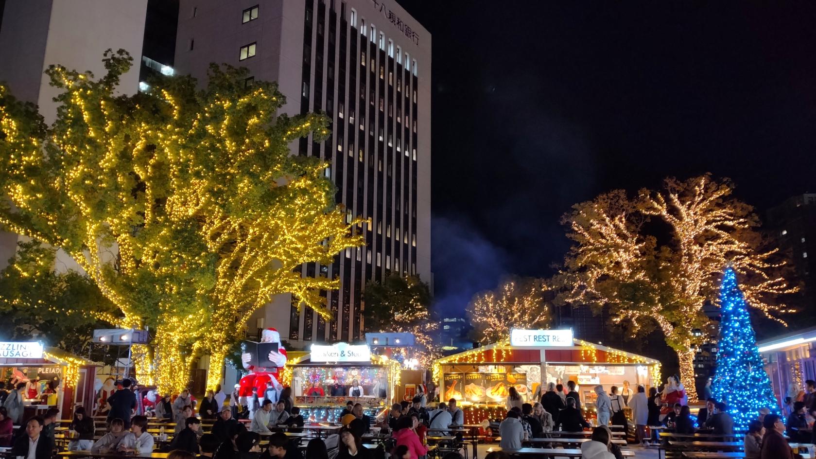 【貴賓館前】KBC FESTA de SANTA-3