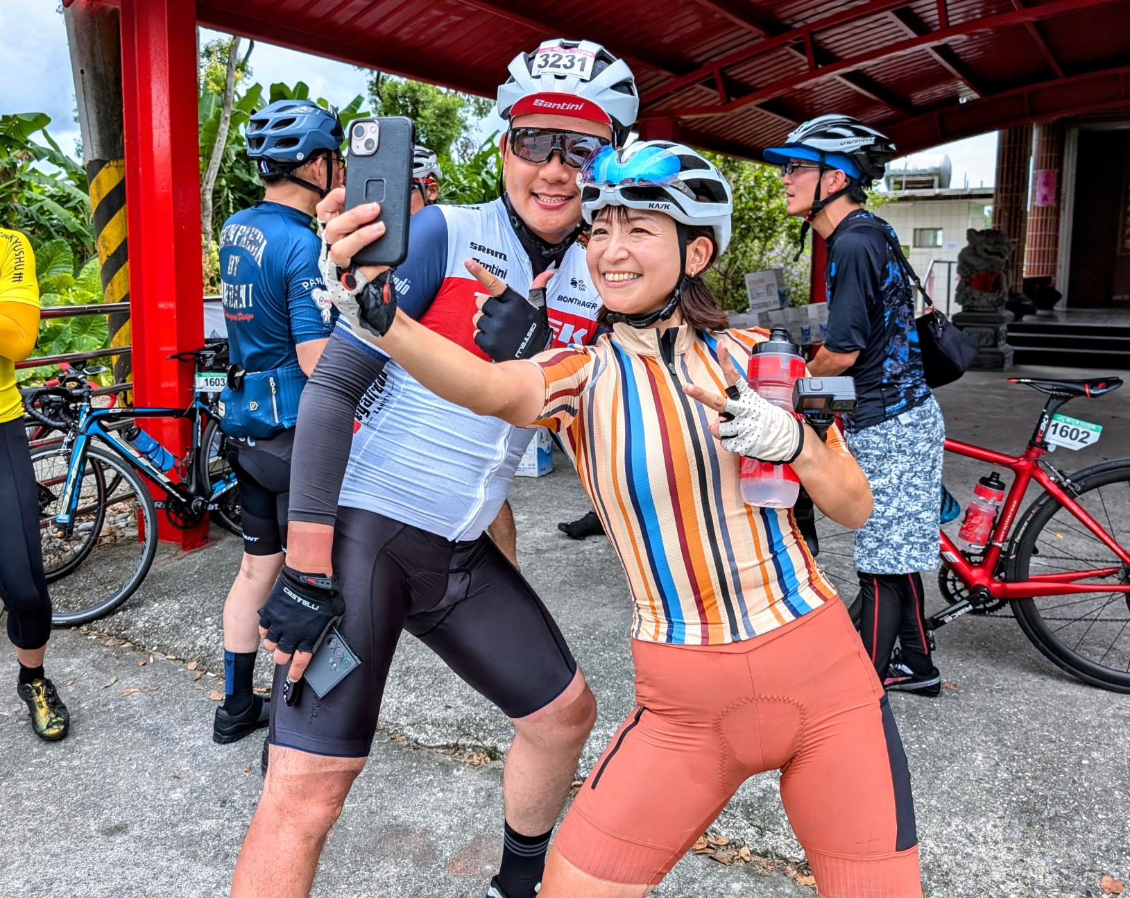 台湾のサイクリストとの交流-0