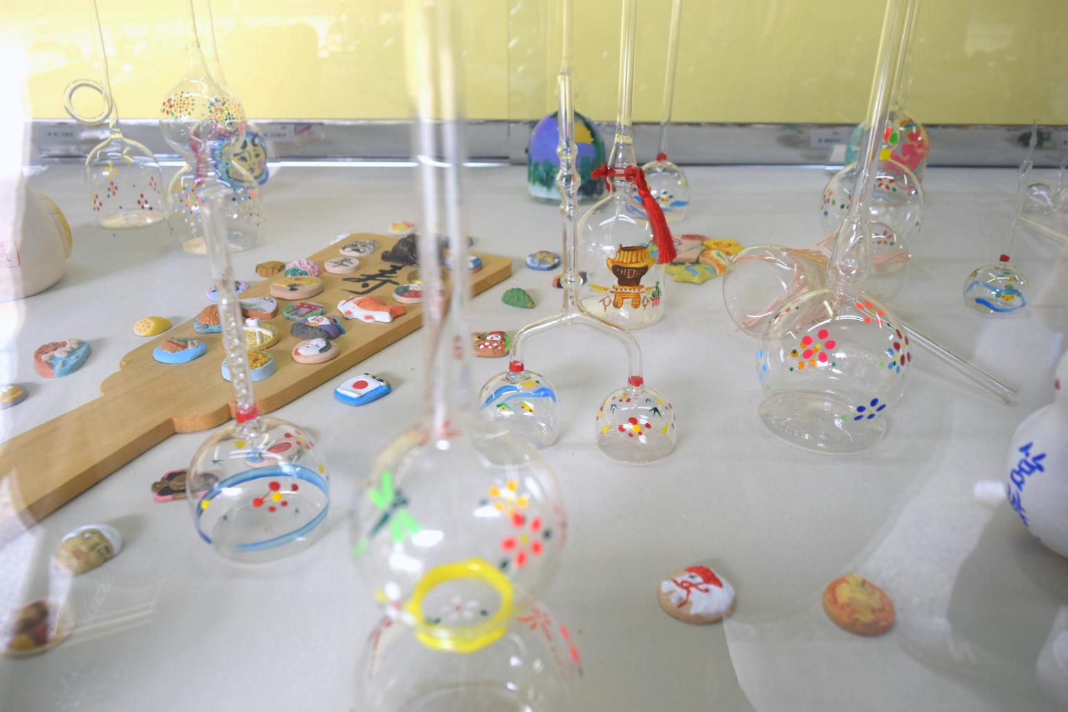 伝統の技が光る！放生会ちゃんぽん・おはじき展示-2