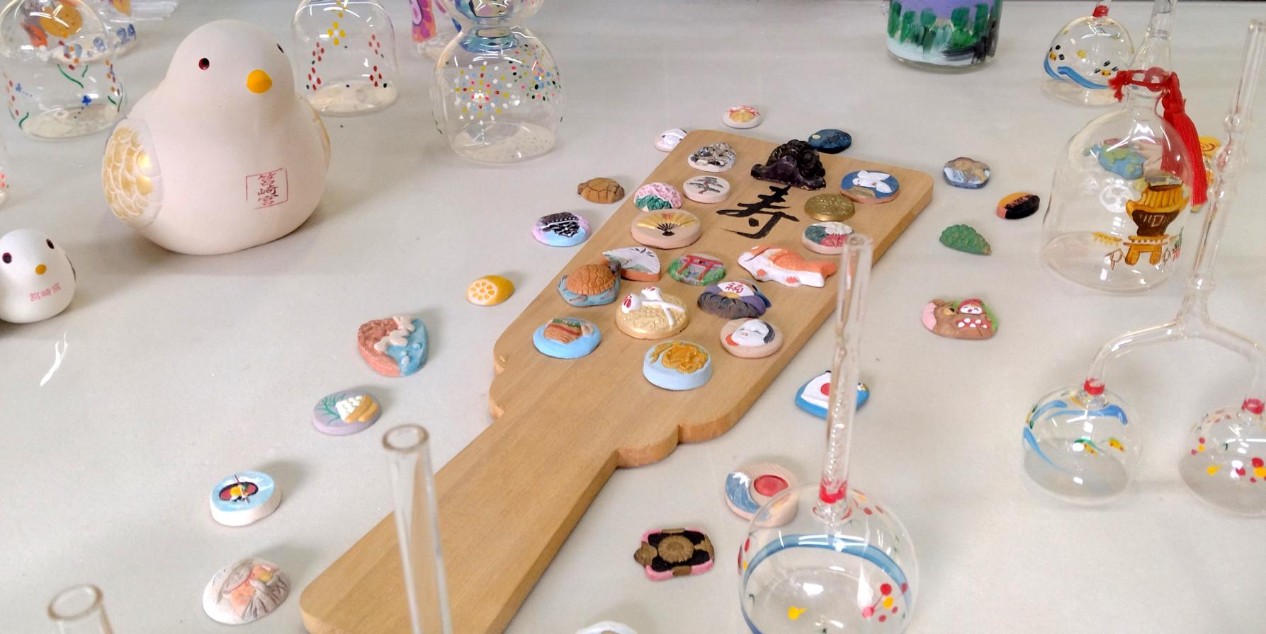 伝統の技が光る！放生会ちゃんぽん・おはじき展示-1