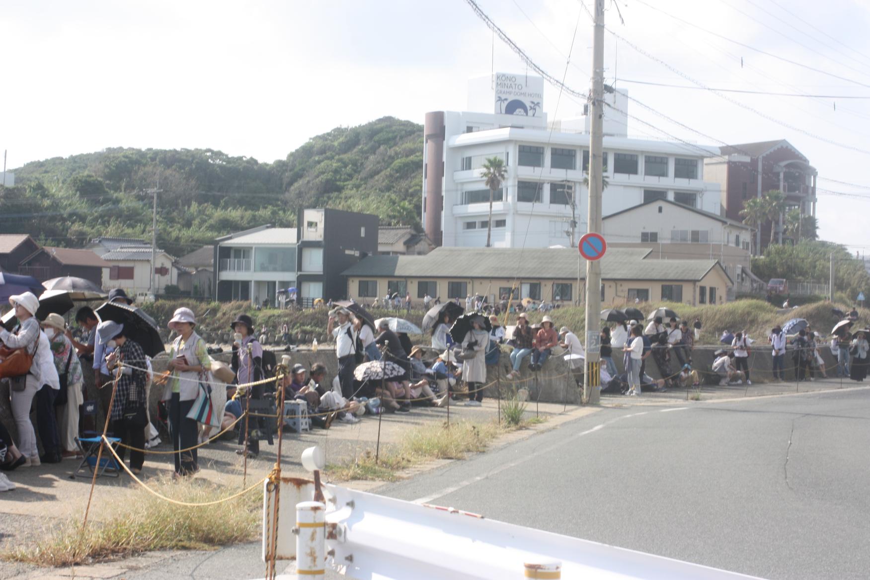 みあれ祭を見るならここ！神湊港-1