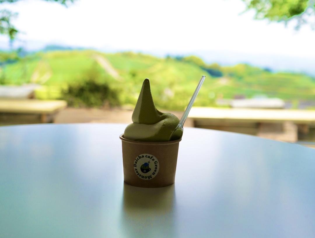 八女茶ソフトクリーム-2