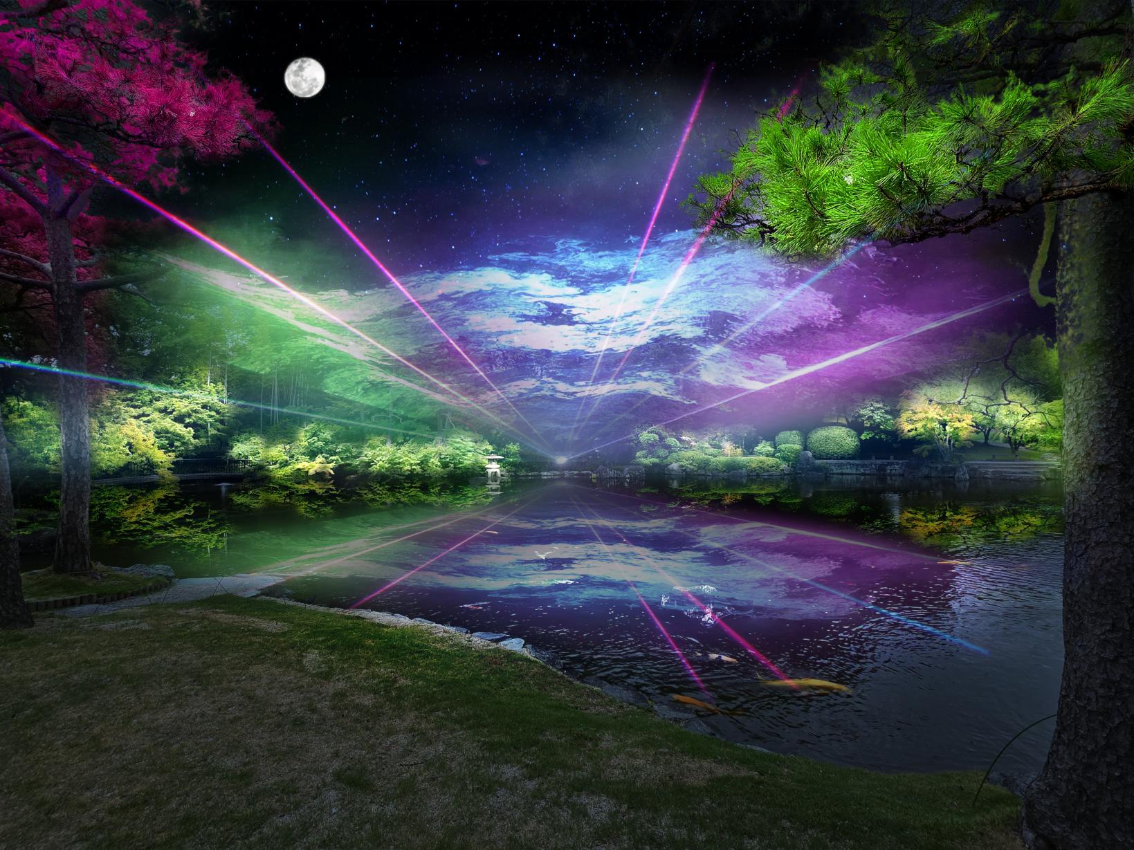 石橋文化センター ウインターイルミネーション 「光のミュージアム」（久留米市）-1