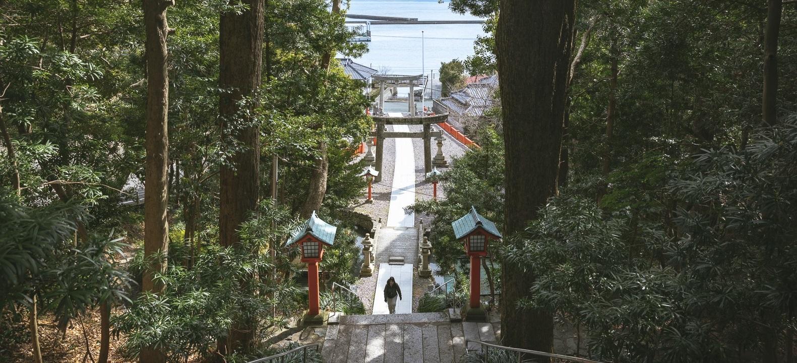 九州オルレ 宗像・大島コース 歩き出す前から特別、世界遺産に触れられる海と山の旅-1