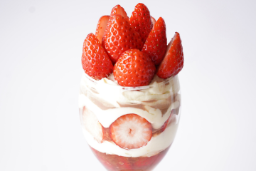 いちご狩りとパフェ作り体験-2