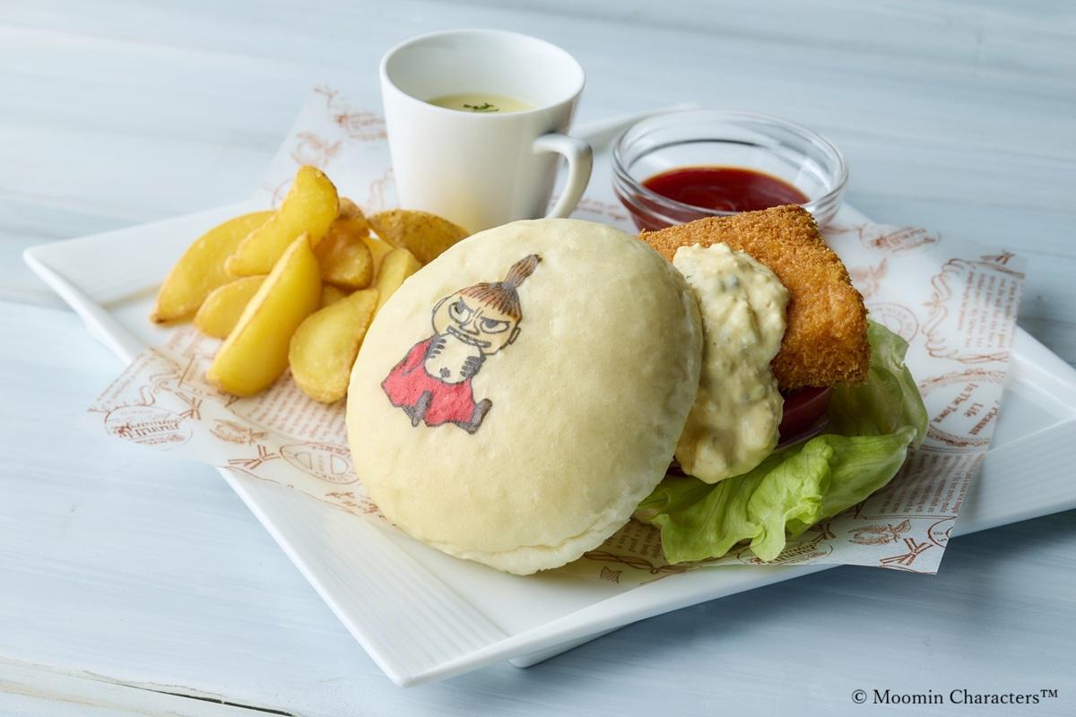 【8月のみ】リトルミイ かぶりつきサーモンバーガー（扇子付き）-4