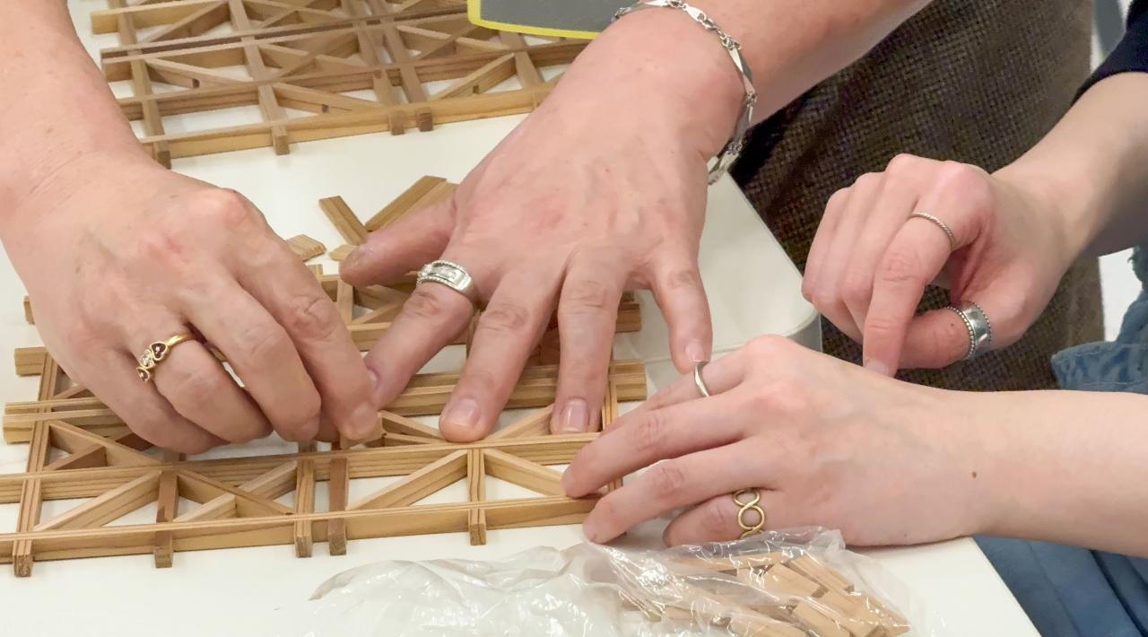 大川組子「光飾り制作体験」-1