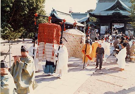 Goshinko (Transport of the Gods) at Taga Shrine-1