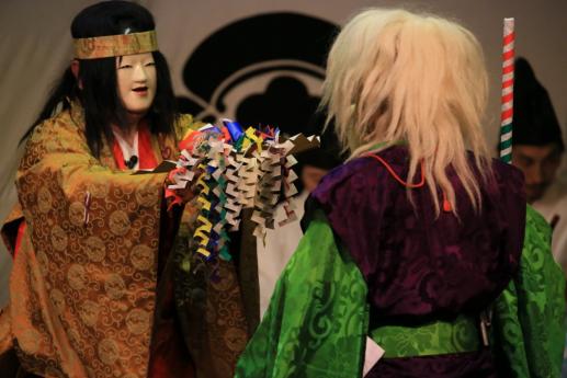 Takasu Kagura (Shinto theatrical dance)-6