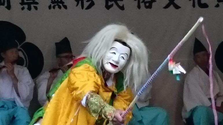 Takasu Kagura (Shinto theatrical dance)-0