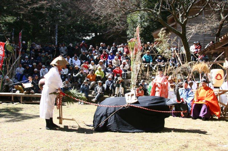 求菩提山のお田植祭-1