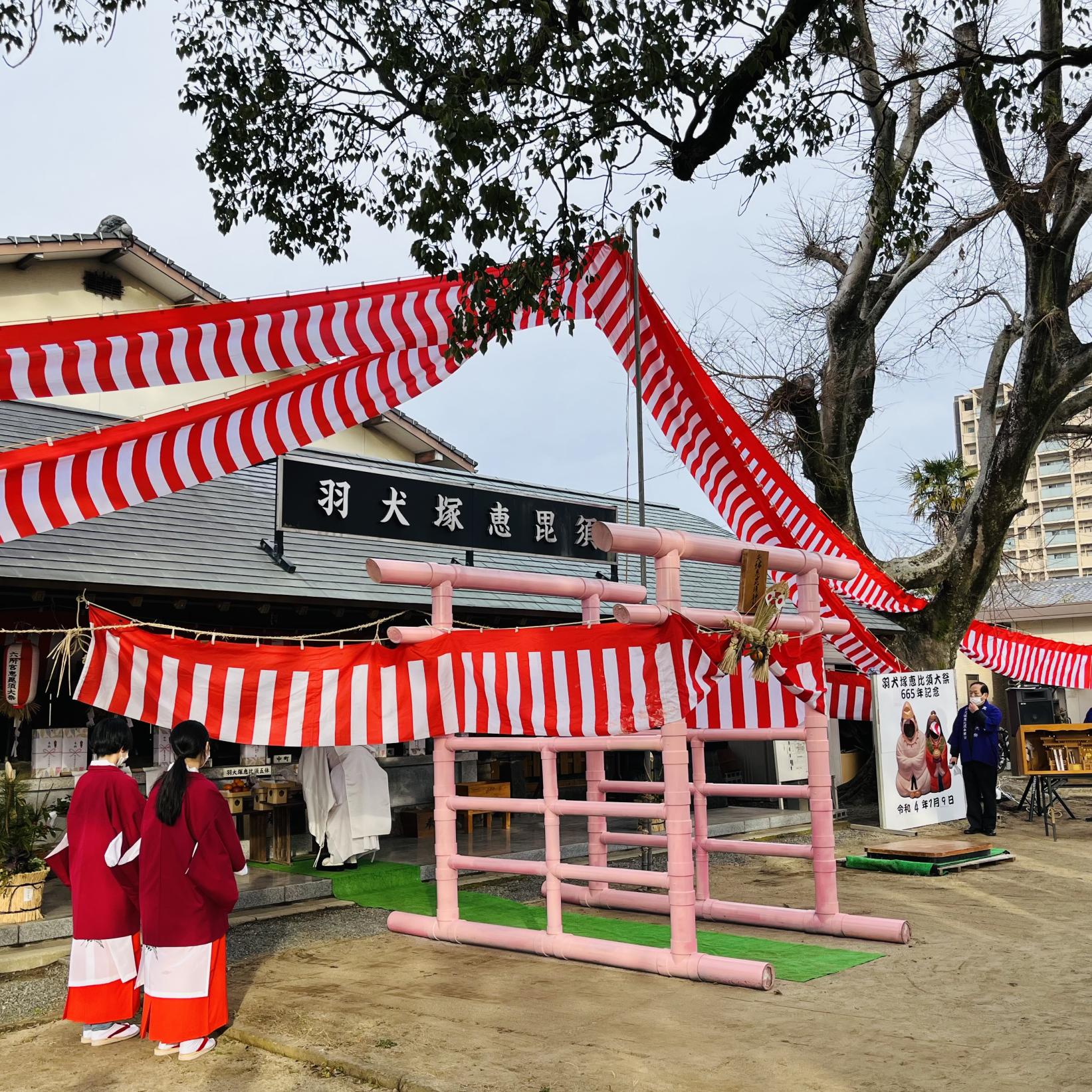 【羽犬塚六所宮】羽犬塚夫婦恵毘須大祭（筑後市）-1